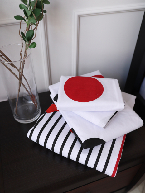 Полуторный набор постельного белья 150*220 из Бязи "Gold" №15856 Черешенка™