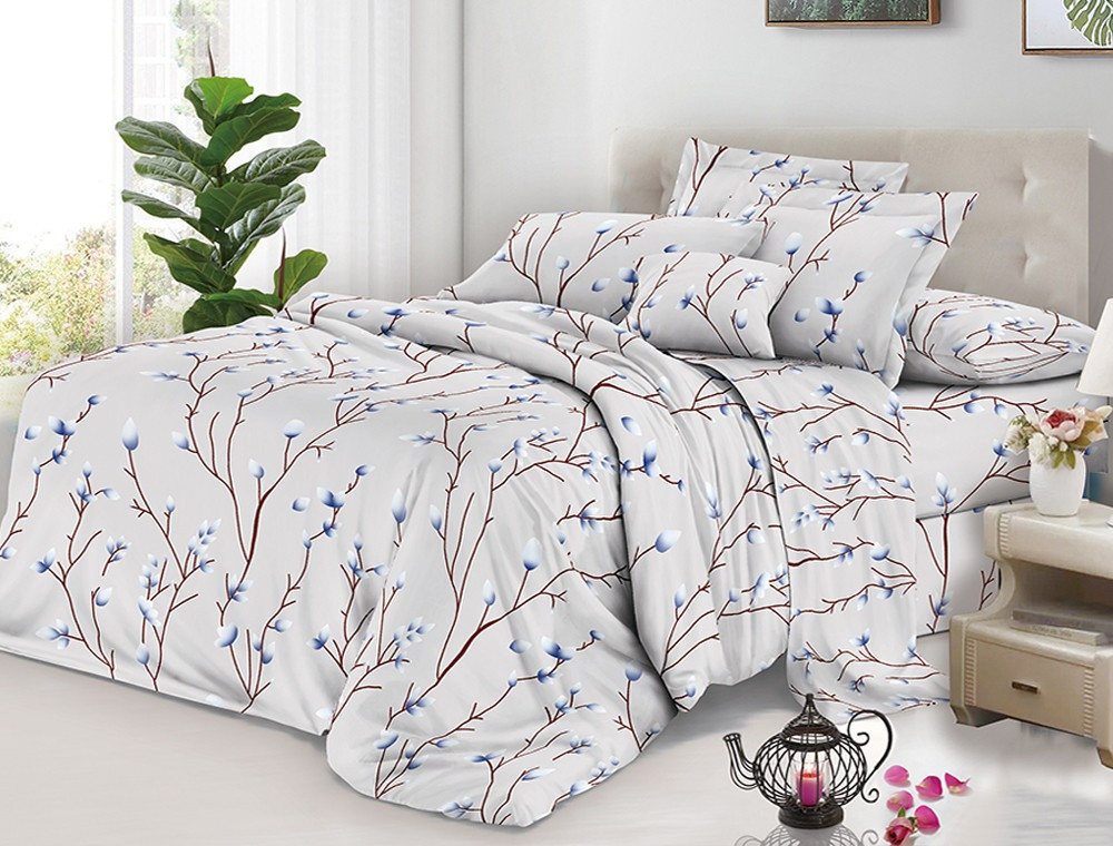 Полуторний набір постільної білизни 150*220 із полікотону №206059 Черешенька™