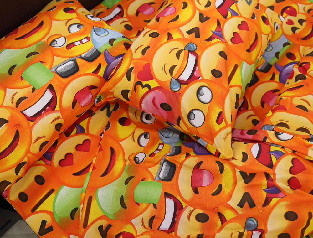 Двоспальний набір постільної білизни 180*220 із Бязі "Gold" №154719 Черешенка™