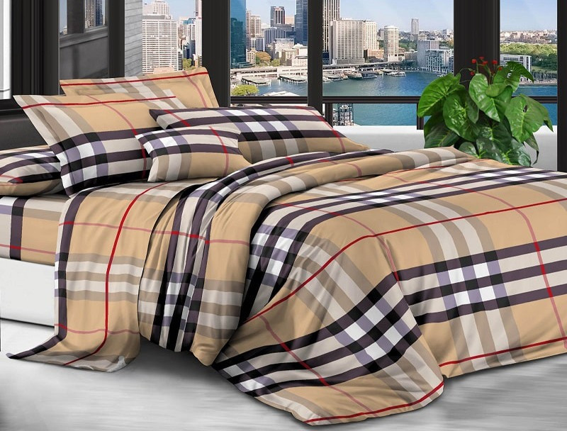 Полуторний набір постільної білизни 150*220 із полікотону №203777 Черешенька™