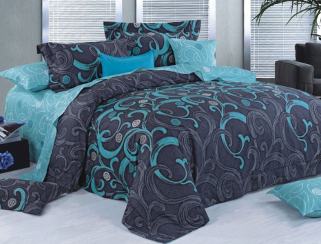 Евро макси набор постельного белья 200*220 из Бязи "Gold" №159844AB Черешенка™