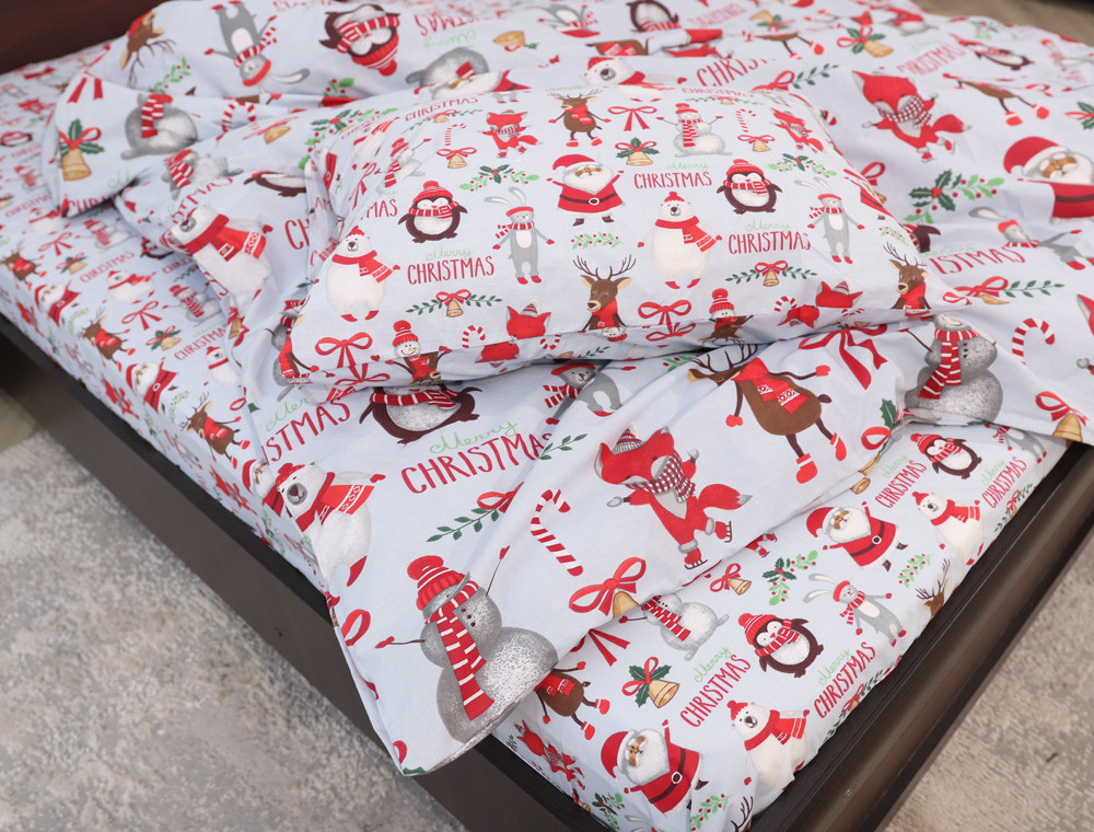 Полуторный набор постельного белья 150*220 из Бязи "Gold" №153474AB Черешенка™