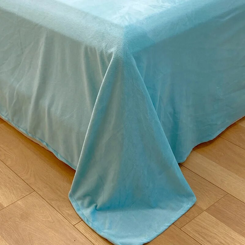 Евро-макси набор постельного белья 200*230 Плюш Травка №EL-03 Черешенка™