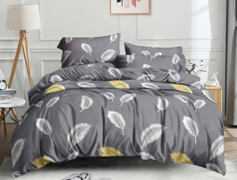 Полуторний набір постільної білизни 150*220 із полікотону №200121 Черешенька™