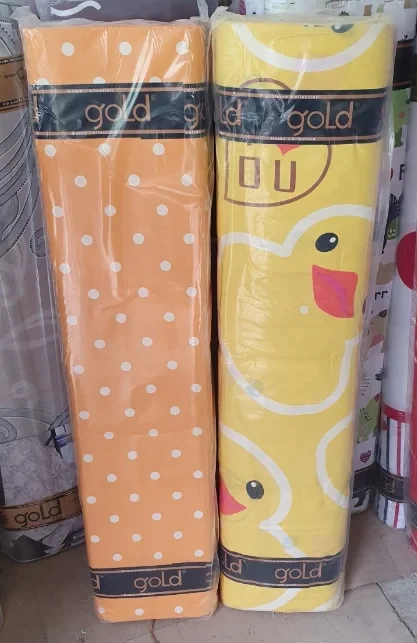 Тканина для постільної білизни Бязь "Gold" Lux дитяча (качечка) GLB167 (A+B) - (50м+50м)