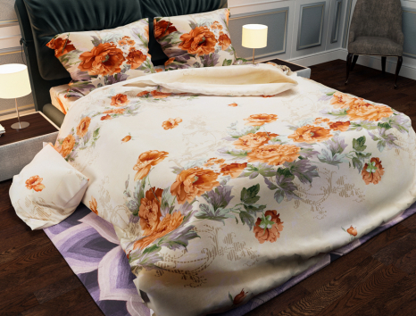 Ткань для постельного белья Бязь "Gold" Lux GL3842R