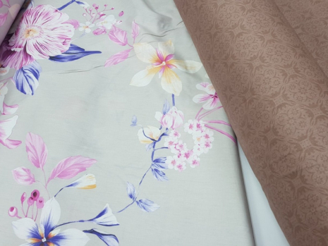 Тканина для постільної білизни Сатин S-121 (A+B) - (60м+60м)