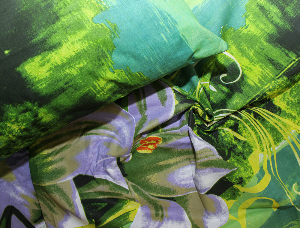 Двоспальний набір постільної білизни 180*220 із Бязі "Gold" №1513000 Черешенка™