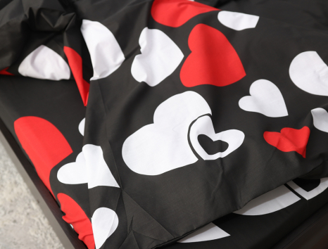 Двоспальний набір постільної білизни 180*220 із Бязі "Gold" №153587 Черешенка™