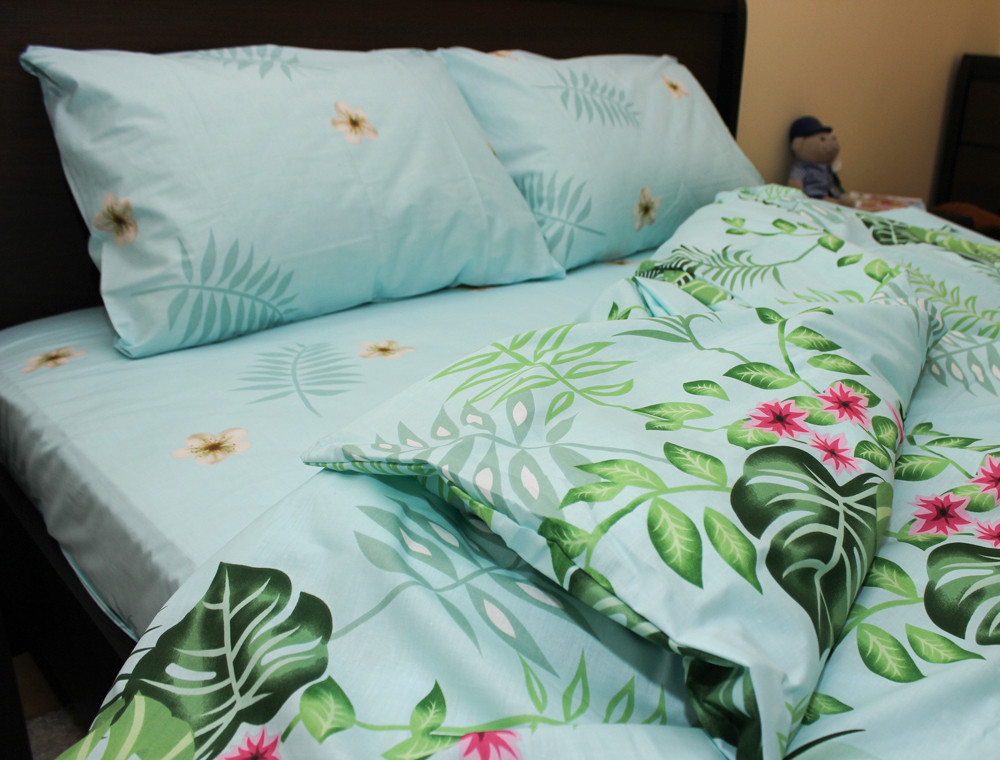 Двоспальний набір постільної білизни 180*220 із Ранфорсу №183169 Черешенка™