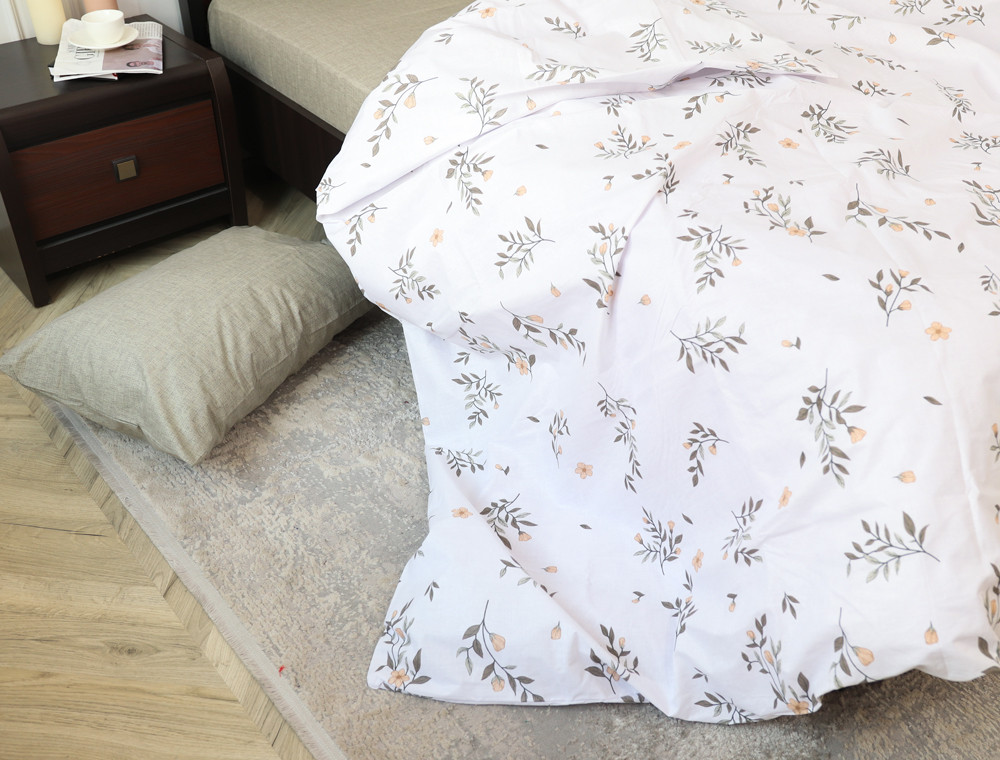 Євро-максі набір постільної білизни 200*220 із Бязі "Gold" №515047AB Черешенка™