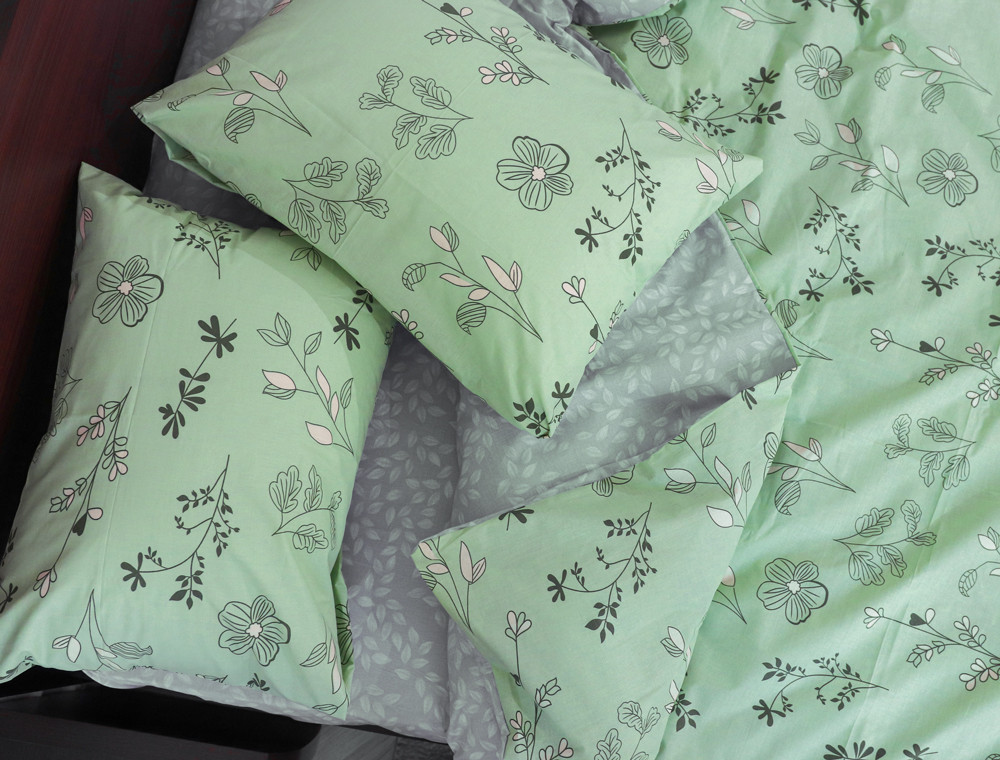 Двуспальный набор постельного белья 180*220 из Бязи "Gold" №151843АВ Черешенка™