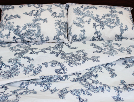 Євро-максі набір постільної білизни 200*220 із Бязі "Gold" №152104 Черешенка™