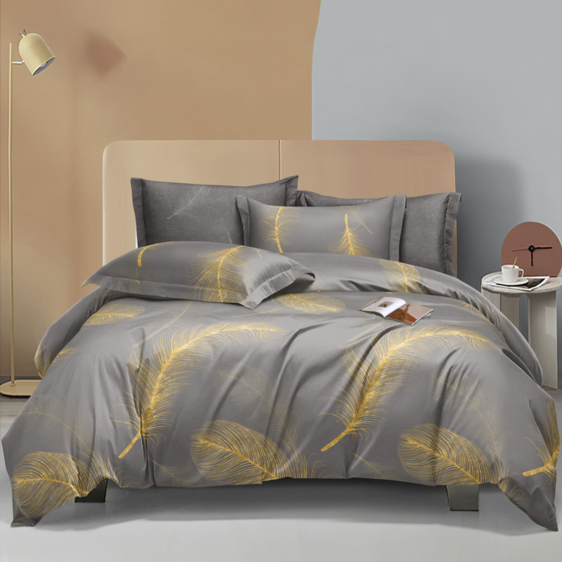 Двоспальний набір постільної білизни 180*220 із Сатину №44270 Черешенка™