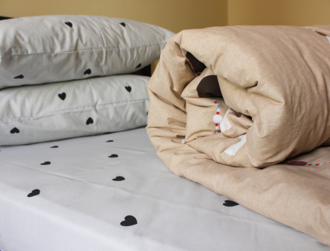 Полуторний набір постільної білизни 150*220 із Ранфорсу №181261AB Черешенка™