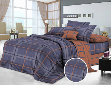 Тканина для постільної білизни Сатин S52-2 (A+B) - (60м+60м)