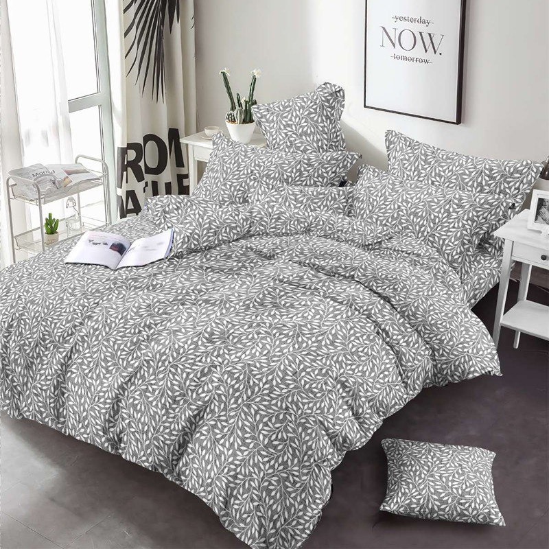 Ткань для постельного белья Бязь "Gold" Lux GL3638grey