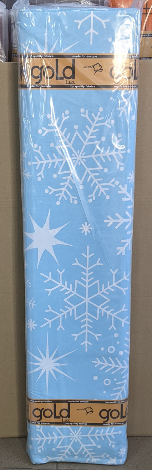 Ткань для постельного белья Бязь "Gold" Lux GL3480blue