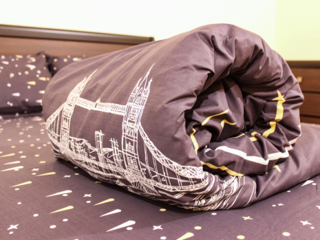 Двуспальный набор постельного белья 180*220 из Бязи "Gold" №154134AB Черешенка™