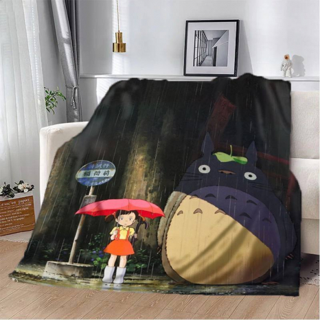 Плед з 3D-принтом 160*200 "Мій сусід Тоторо" №20222331