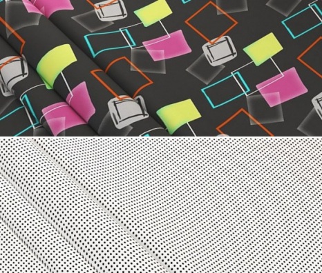 Тканина для постільної білизни Сатин S-3408 (A+B) - (50м+50м)