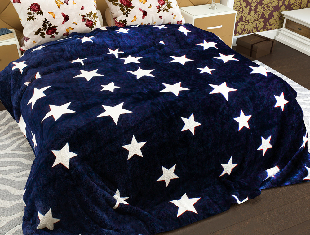 Двоспальний флісовий плед №33505