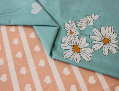 Сімейний набір постільної білизни із Ранфорсу №182098AB Черешенка™