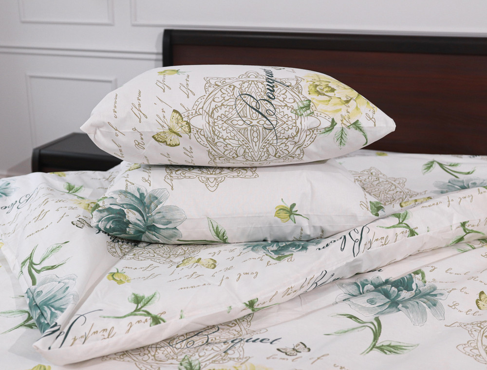 Полуторный набор постельного белья 150*220 из Бязи "Gold" №151221 Черешенка™