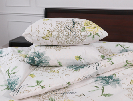 Полуторный набор постельного белья 150*220 из Бязи "Gold" №151221 Черешенка™