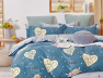 Семейный набор хлопкового постельного белья из Бязи "Gold" №153922AB Черешенка™