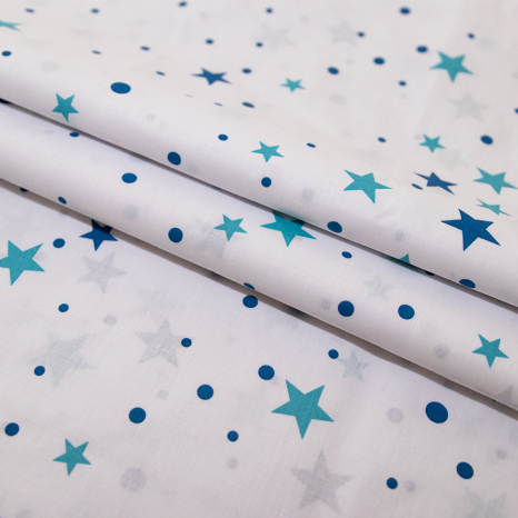 Ткань для постельного белья Бязь "Gold" Lux "Белый медведь" GL1516 (A+B) - (50м+50м)