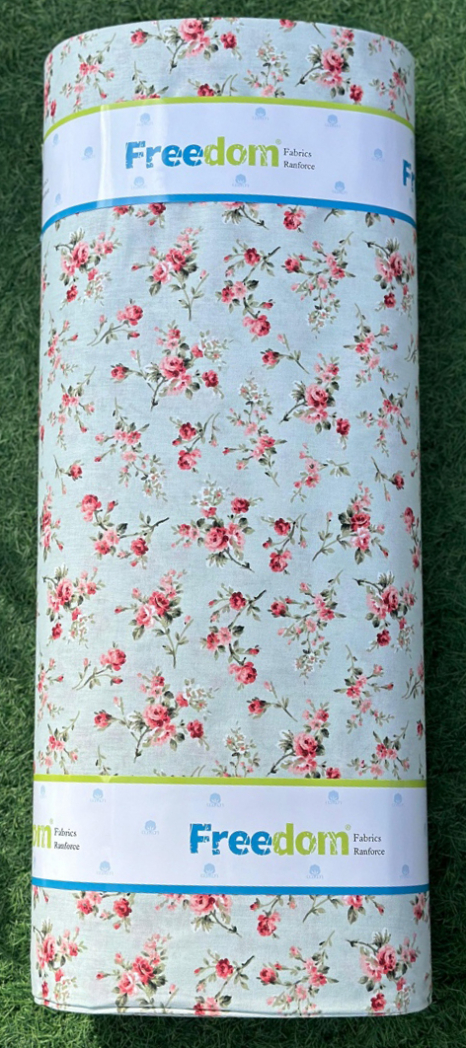 Тканина для постільної білизни Ранфорс R-11-72pink (30м)