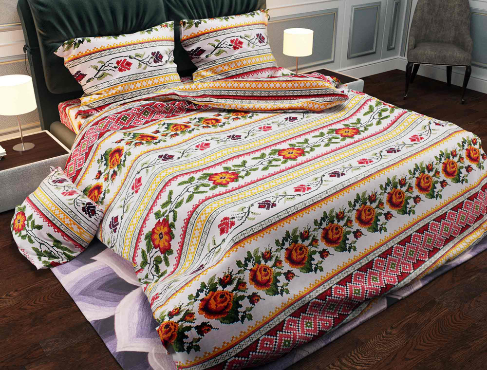 Тканина для постільної білизни Бязь "Gold" Lux GL133