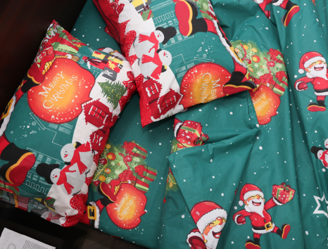 Семейный набор хлопкового постельного белья из Бязи "Gold" №153475 Черешенка™