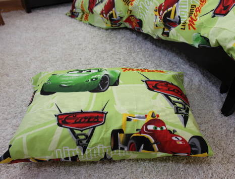 Полуторний набір постільної білизни 150*220 із Бязі "Gold" №16131 Черешенка™