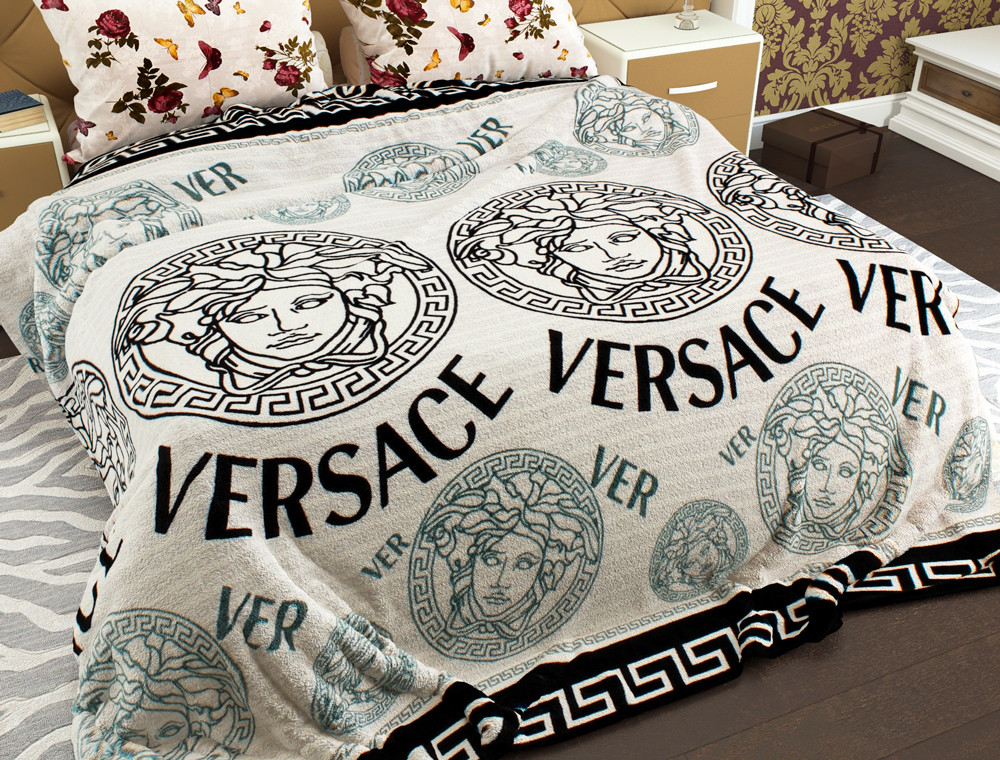 Двуспальный флисовый плед №33545