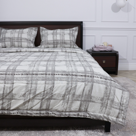 Евро макси набор постельного белья з летним одеялом №991111 Черешенка™