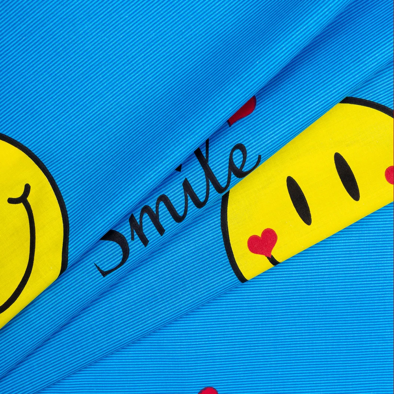 Тканина для постільної білизни Бязь "Gold" Lux "Посмішка" GL1363 (A+B) - (50м+50м)