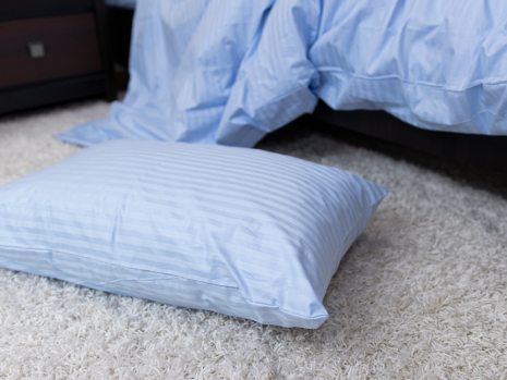 Двоспальний набір постільної білизни 180*220 зі Страйп Сатину №50611 Черешенка™