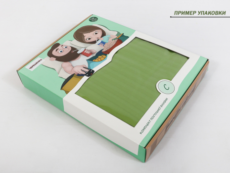 Сімейний набір постільної білизни зі Страйп Сатину №50333 Черешенка™