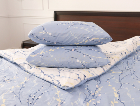 Евро макси набор постельного белья 200*220 из Бязи "Gold" №151030АВ Черешенка™