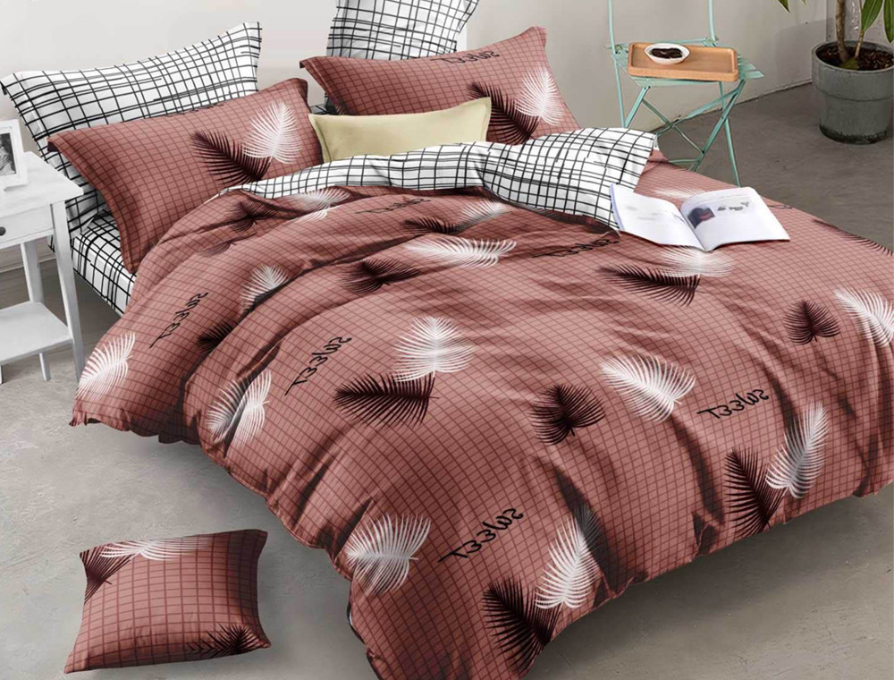 Двоспальний набір постільної білизни 180*220 із Ранфорсу №183168AB Черешенка™