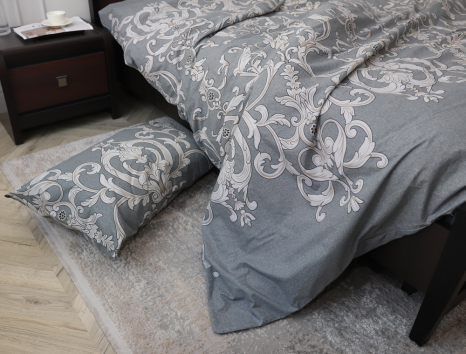 Двоспальний набір постільної білизни 180*220 із Бязі "Gold" №158015 Черешенка™