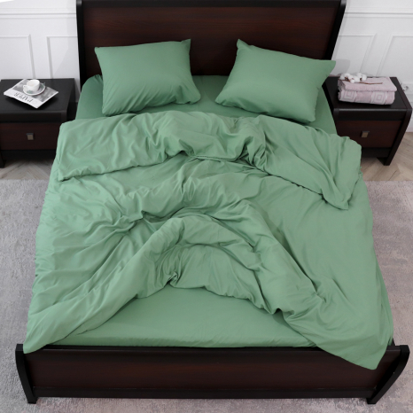 Двоспальний набір постільної білизни 180*220 із мікрофібри №2017022 Черешенька™