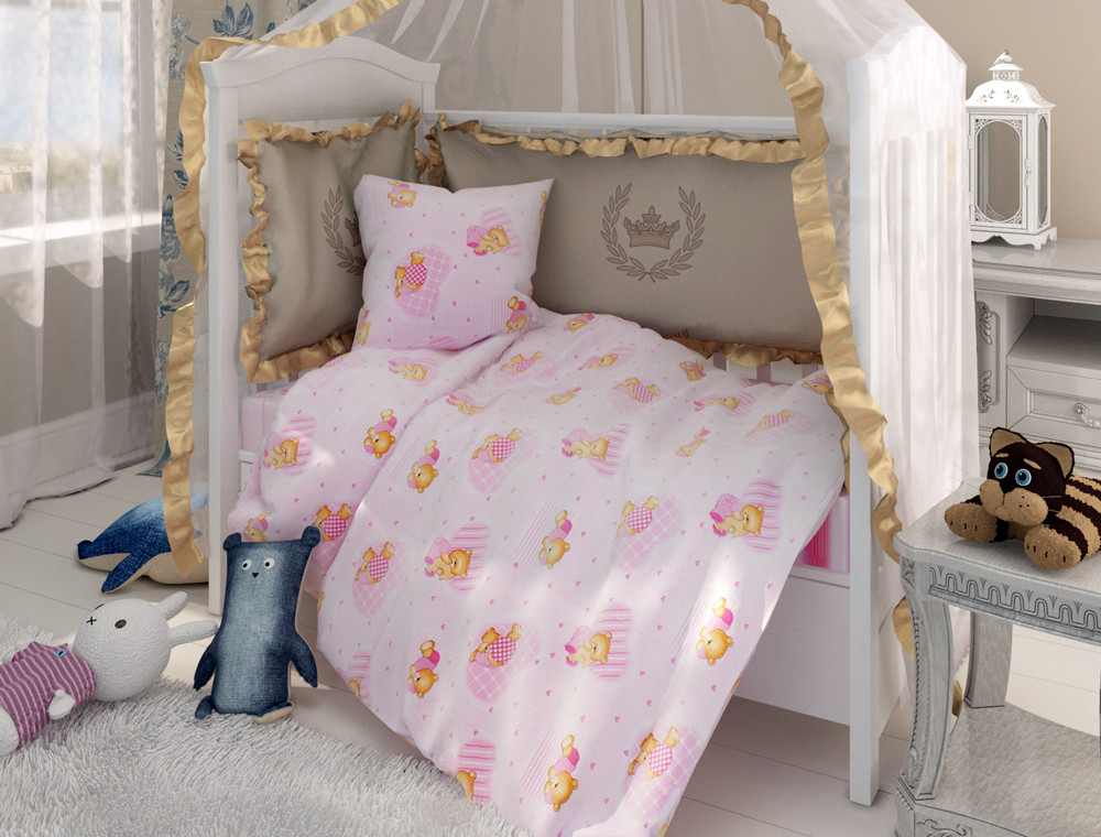 Тканина для постільної білизни Бязь "Gold" Lux дитяча GLB050