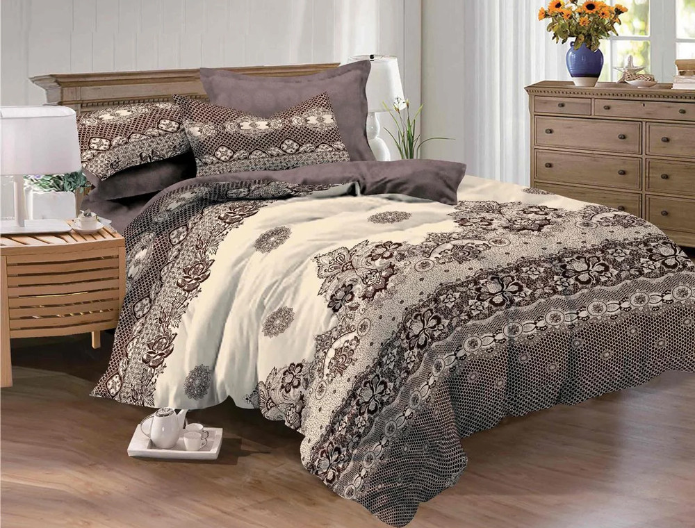 Ткань для постельного белья Сатин S38-1 (A+B) - (60м+60м)