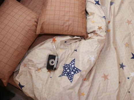 Двоспальний набір постільної білизни 180*220 із Бязі "Gold" №151269AB Черешенка™