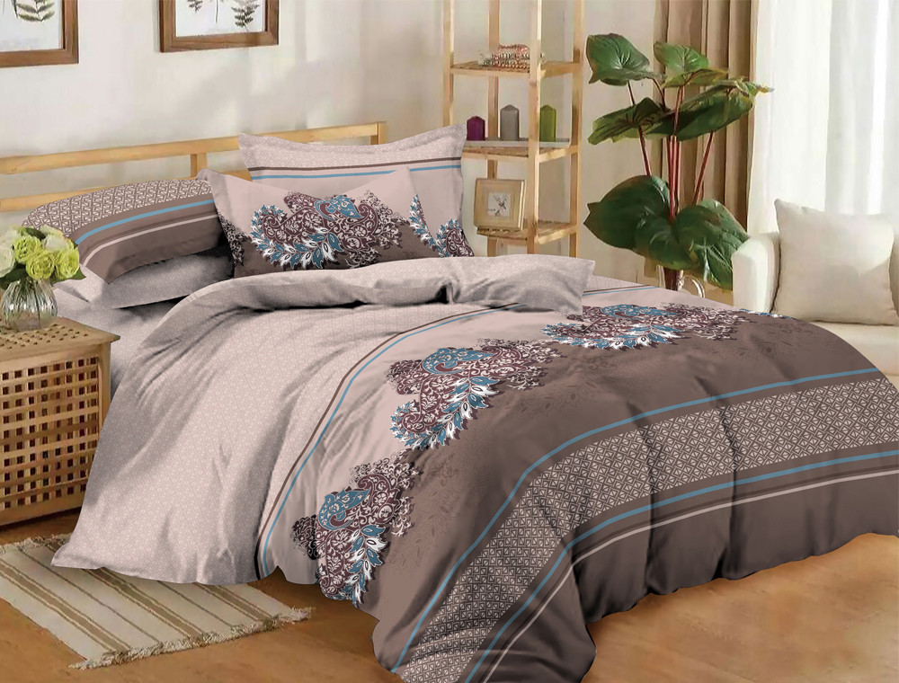 Сімейний набір постільної білизни із Сатину №06AB Черешенка™