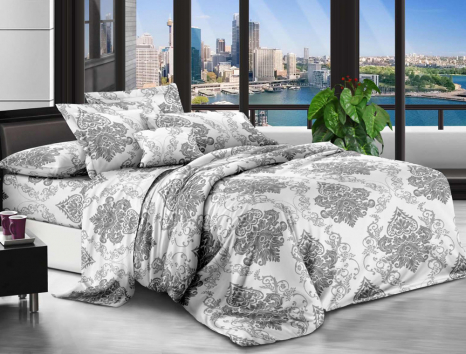 Євро-максі набір постільної білизни 200*220 із Ранфорсу №181500 Черешенка™