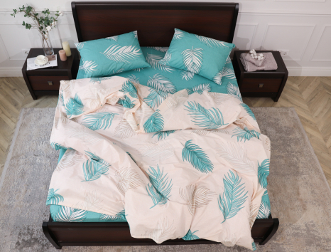 Семейный набор хлопкового постельного белья из Бязи "Gold" №151841AB Черешенка™